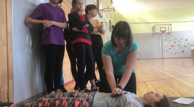 Урок-тренінг з надання першої домедичної допомоги